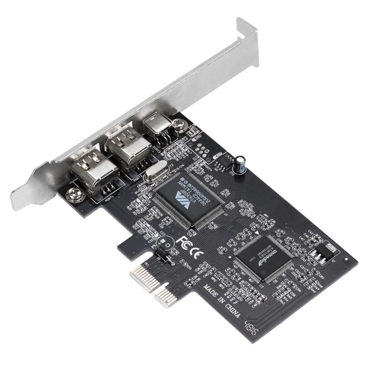 PCI-E 3 Ports 1394a 1394b Firewire Expansion Card 2 x 6 Pin + 1 x 4 Pin for Desktop PC - HoMEdemic™ 