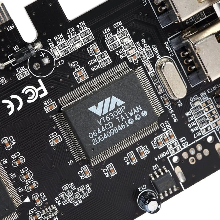 PCI-E 3 Ports 1394a 1394b Firewire Expansion Card 2 x 6 Pin + 1 x 4 Pin for Desktop PC - HoMEdemic™ 