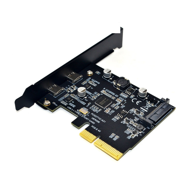 PCI-E 4X To USB3.1 Dual USB-C/Type-C Port 10Gbps Expansion Card  With ASMedia ASM3142 Chip - HoMEdemic™ 