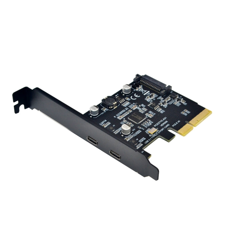 PCI-E 4X To USB3.1 Dual USB-C/Type-C Port 10Gbps Expansion Card  With ASMedia ASM3142 Chip - HoMEdemic™ 