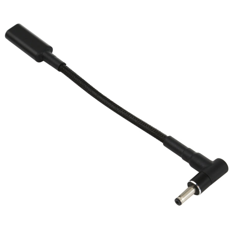 PD 100W 18.5-20V 3.5 x 1.35mm Elbow to USB-C / Type-C Adapter Nylon Braid Cable - HoMEdemic™ 