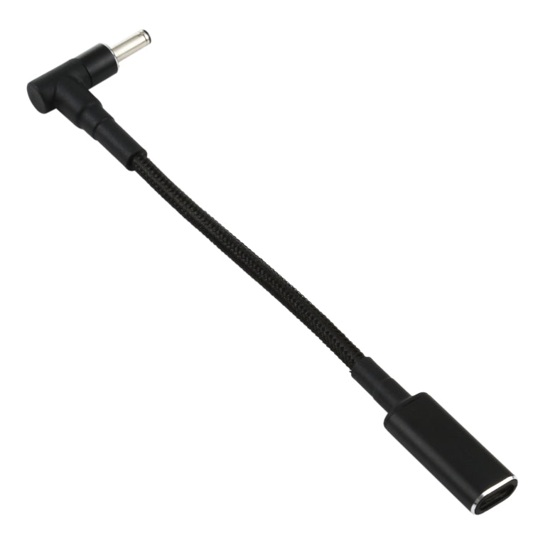 PD 100W 18.5-20V 3.5 x 1.35mm Elbow to USB-C / Type-C Adapter Nylon Braid Cable - HoMEdemic™ 