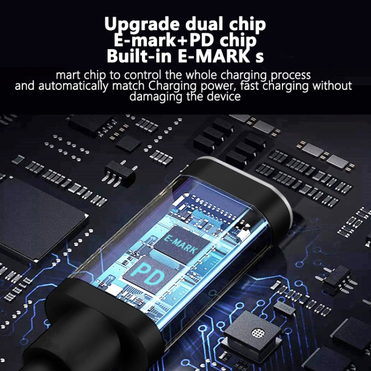 PD 100W Type-C to Big Square USB Port Charging Cable For Lenovo Thinkpad/ThinkBook/Xiaoxin, Length: 1.8m - HoMEdemic™ 