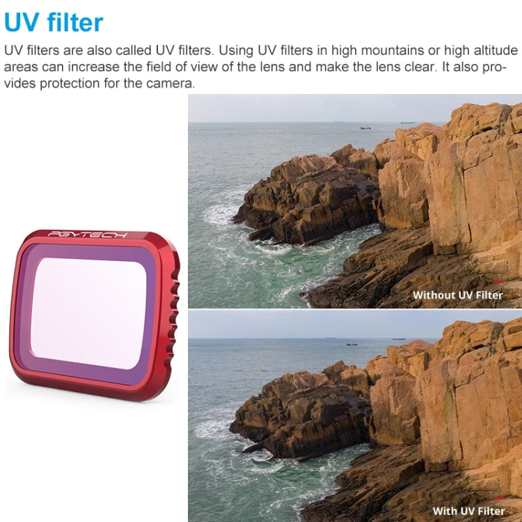 PGYTECH P-16A-032 UV Lens Filter for DJI Mavic Air 2 Drone Accessories - HoMEdemic™ 
