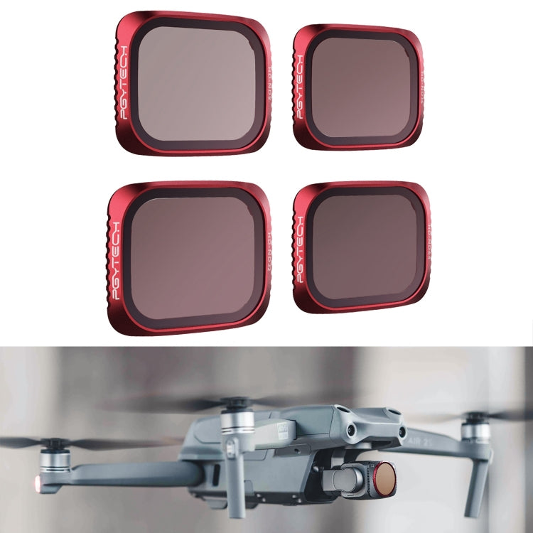 PGYTECH P-16B-062 4 in 1 ND8+ND16+ND32+ND64 Lens Filter Kits for DJI Air 2S - HoMEdemic™ 