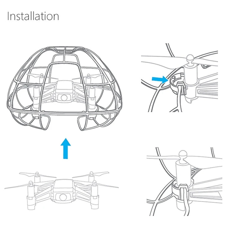 PGYTECH Spherical Protective Cover Cage for DJI TELLO - HoMEdemic™ 