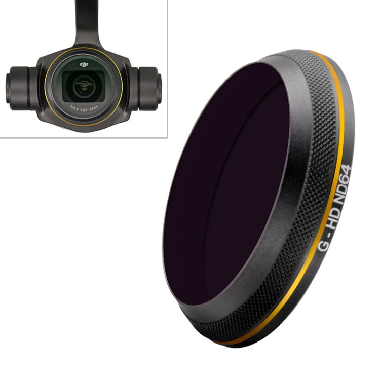 PGYTECH X4S-HD ND64 Gold-edge Lens Filter for DJI Inspire 2 / X4S Gimbal Camera Drone Accessories - HoMEdemic™ 