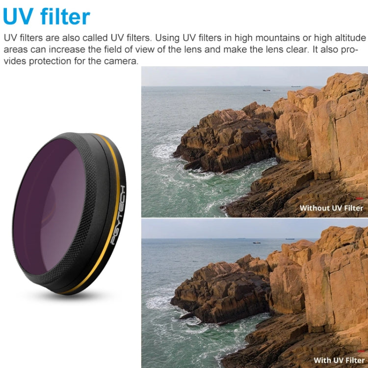 PGYTECH X4S-MRC UV Gold-edge Lens Filter for DJI Inspire 2 / X4S Gimbal Camera Drone Accessories - HoMEdemic™ 