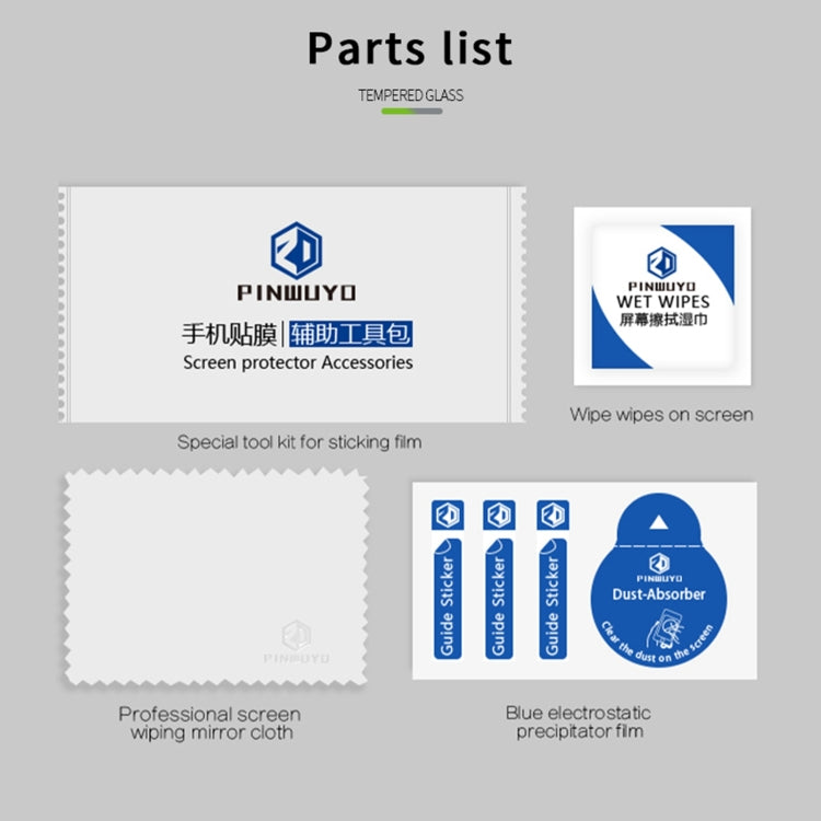 PINWUYO 9H 2.5D Full Screen Tempered Glass Film For iPhone SE 2022(Black) - HoMEdemic™ 