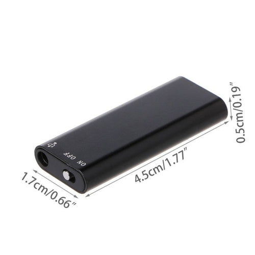 32GB USB Recorder Pen MP3 Player Meeting Listening Class Old Man Memory Pen(Black) - HoMEdemic™ 