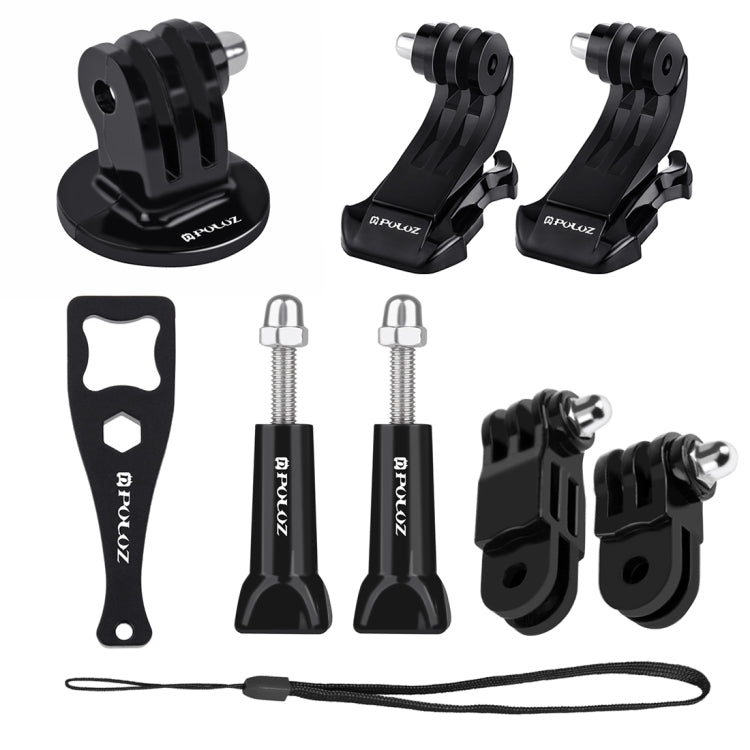 PULUZ 20 in 1 Accessories Combo Kits (Chest Strap + Head Strap + Suction Cup Mount + 3-Way Pivot Arm + J-Hook Buckles + Extendable Monopod + Tripod Adapter + Bobber Hand Grip + Storage Bag + Wrench) for GoPro, Insta360, DJI and Other Action Cameras - HoMEdemic™ 