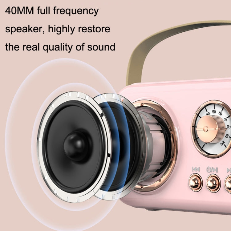 POLVCDG B152 Multi-Functional Small Family KTV Karaoke Microphone Sound Integration(Pink) - HoMEdemic™ 