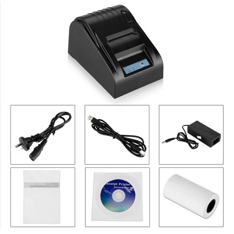 POS-5890T Portable 90mm / sec Thermal Receipt Printer, Compatible ESC/POS Command, POS-5890T/Black - HoMEdemic™ 