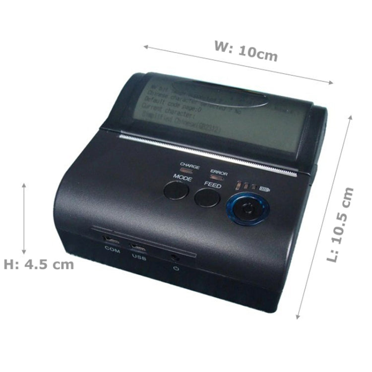 POS-8001LD Portable Bluetooth Thermal Receipt Printer, POS-8001LD - HoMEdemic™ 