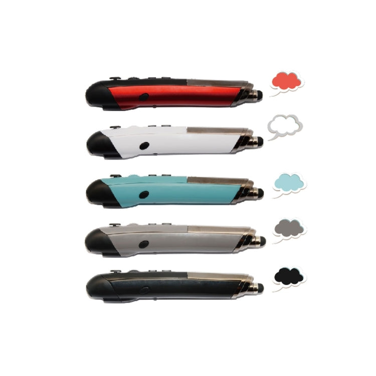 PR-08 2.4G Innovative Pen-style Handheld Wireless Smart Mouse, Effective Distance: 10m, PR-08 (Red), PR-08 (Blue), PR-08 (Grey), PR-08 (Black), PR-08 (White) - HoMEdemic™ 