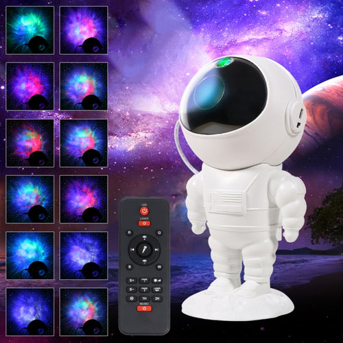 5W Astronaut Starry Sky Projection Lamp USB Night Light (White) - HoMEdemic™ 