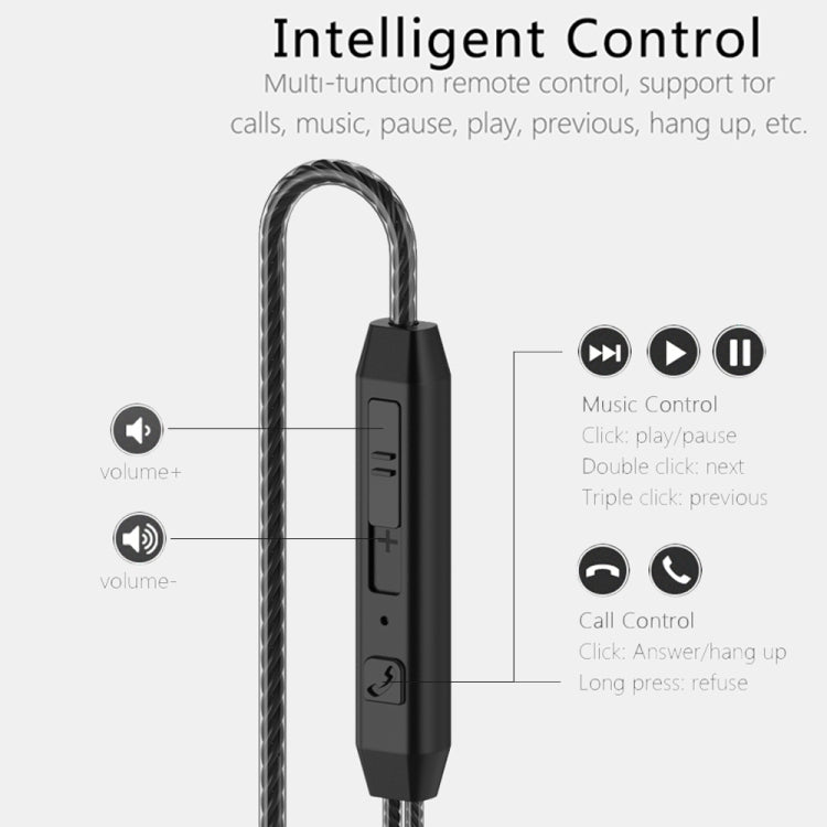 PTM D31 Hands Free Call Stereo Bass Earphones with Mic for Samsung / Xiaomi Phones(Silver) - HoMEdemic™ 