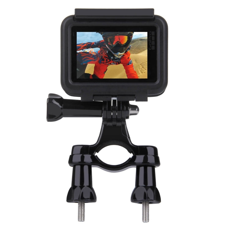 PULUZ Universal Bike Motorcycle Handlebar Mount with Screw for PULUZ Action Sports Cameras Jaws Flex Clamp Mount for GoPro, Insta360, DJI and Other Action Cameras(Black) - HoMEdemic™ 