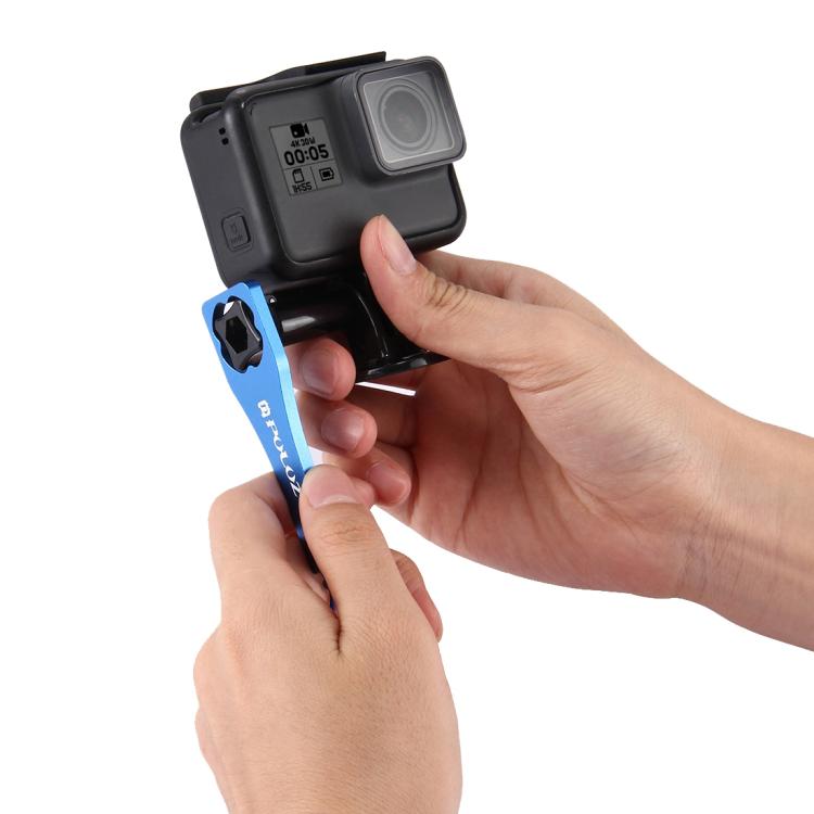 PULUZ CNC Aluminum Alloy Tighten Screw Cap Wrench Tool for GoPro Hero11 Black / HERO10 Black / HERO9 Black / HERO8 Black / HERO7 /6 /5 /5 Session /4 Session /4 /3+ /3 /2 /1, Xiaoyi and Other Action Cameras(Blue) - HoMEdemic™ 