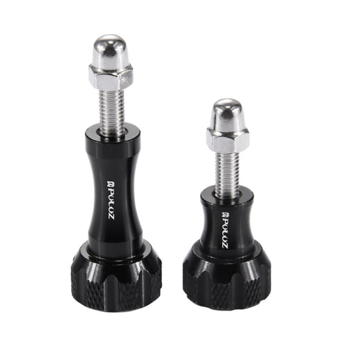 PULUZ CNC Aluminum Thumb Knob Stainless Bolt Nut Screw Set for GoPro Hero12 Black / Hero11 /10 /9 /8 /7 /6 /5, Insta360 Ace / Ace Pro, DJI Osmo Action 4 and Other Action Cameras(Black) - HoMEdemic™ 