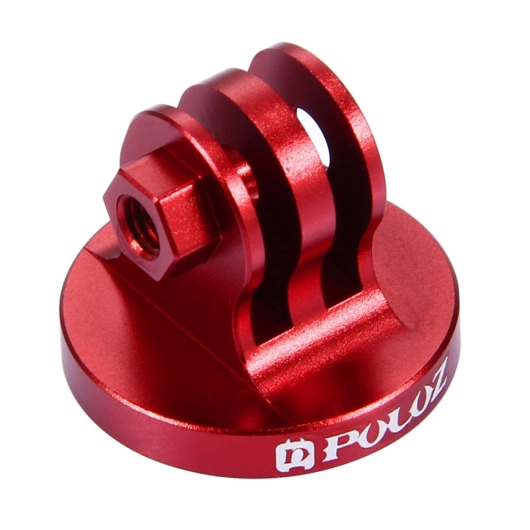 PULUZ 1/4 inch Screw Hole Tripod Mount CNC Adapter for GoPro, Insta360, DJI and Other Action Cameras(Red) - HoMEdemic™ 