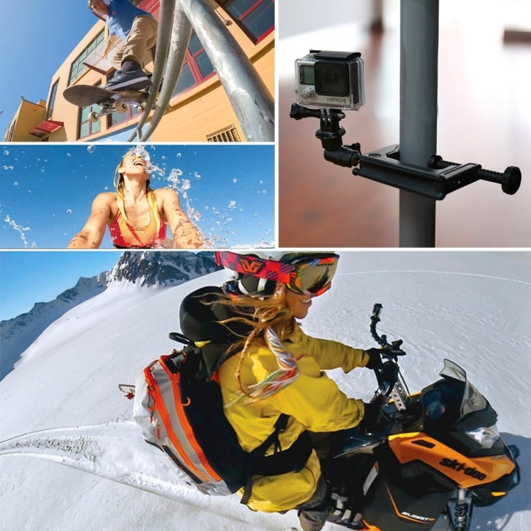 PULUZ 1/4 inch Screw Hole Tripod Mount CNC Adapter for GoPro, Insta360, DJI and Other Action Cameras(Red) - HoMEdemic™ 