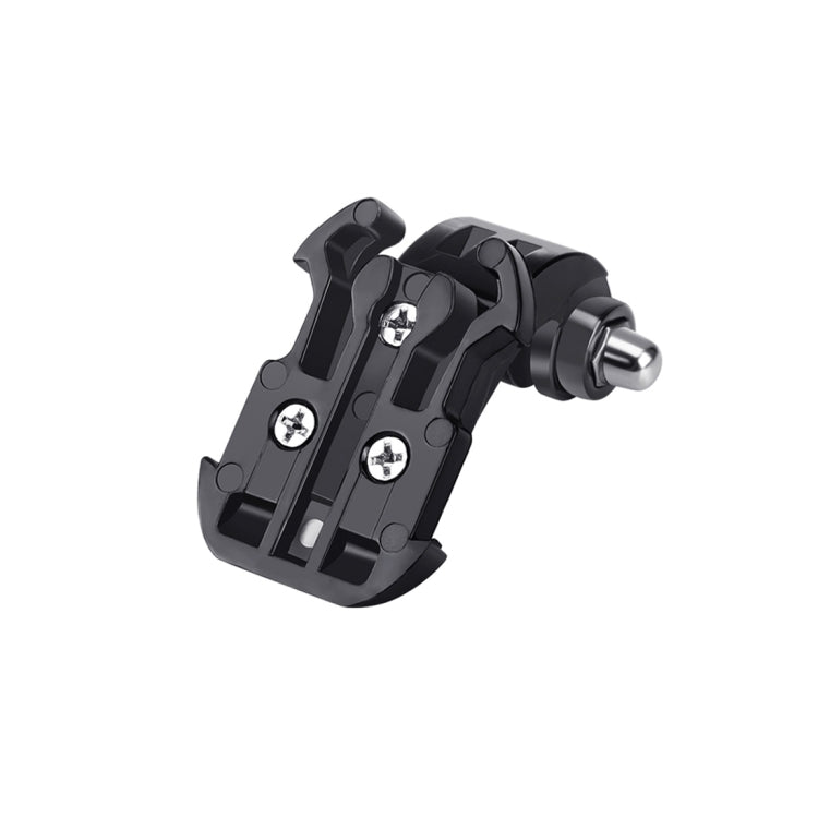 PULUZ Black Vertical Surface J-Hook Buckle Mount for PULUZ Action Sports Cameras Jaws Flex Clamp Mount for GoPro, Insta360, DJI and Other Action Cameras(Black) - HoMEdemic™ 