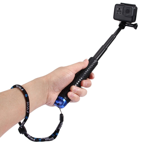 PULUZ Handheld Extendable Pole Monopod for GoPro, Insta360, DJI and Other Action Cameras, Length: 19-49cm - HoMEdemic™ 