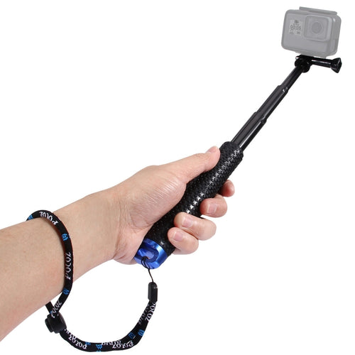 PULUZ Handheld Extendable Pole Monopod for GoPro, Insta360, DJI and Other Action Cameras, Length: 19-49cm - HoMEdemic™ 