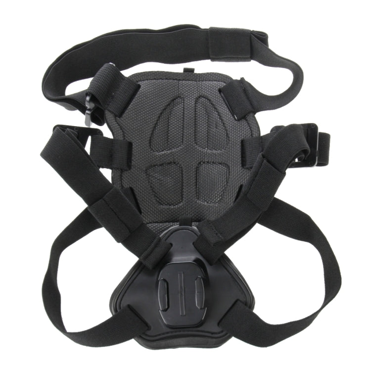 PULUZ Hound Dog Fetch Harness Adjustable Chest Strap Mount for GoPro, Insta360, DJI and Other Action Cameras(Black) - HoMEdemic™ 