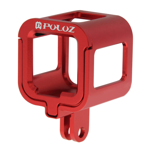 PULUZ Housing Shell CNC Aluminum Alloy Protective Cage with Insurance Frame for GoPro HERO5 Session /HERO4 Session /HERO Session(Red) - HoMEdemic™ 