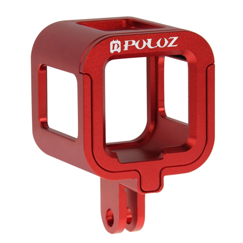 PULUZ Housing Shell CNC Aluminum Alloy Protective Cage with Insurance Frame for GoPro HERO5 Session /HERO4 Session /HERO Session(Red) - HoMEdemic™ 