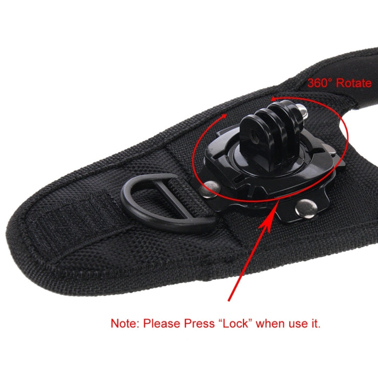 PULUZ 360 Degree Rotation Glove Style Palm Strap Mount Band for GoPro, Insta360, DJI and Other Action Cameras - HoMEdemic™ 