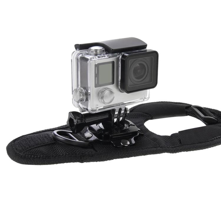 PULUZ 360 Degree Rotation Glove Style Palm Strap Mount Band for GoPro, Insta360, DJI and Other Action Cameras - HoMEdemic™ 