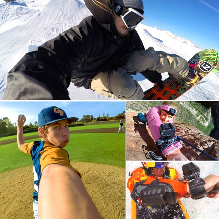 PULUZ 360 Degree Rotation Glove Style Palm Strap Mount Band for GoPro, Insta360, DJI and Other Action Cameras - HoMEdemic™ 