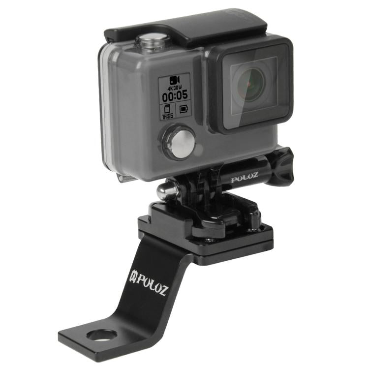 PULUZ Fixed Metal Motorcycle Holder Mount for GoPro, Insta360, DJI and Other Action Cameras(Black) - HoMEdemic™ 
