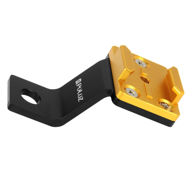 PULUZ Fixed Metal Motorcycle Holder Mount for GoPro, Insta360, DJI and Other Action Cameras(Gold) - HoMEdemic™ 