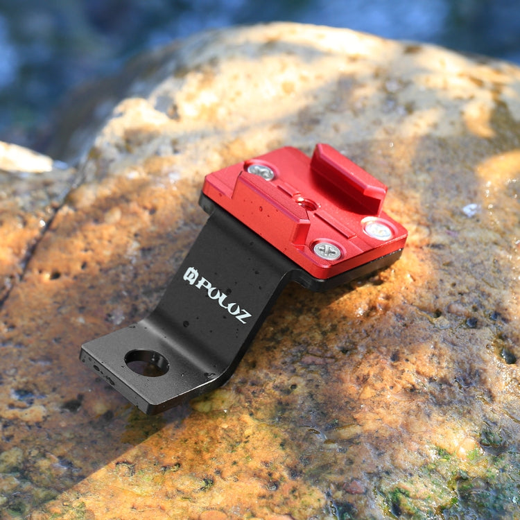 PULUZ Fixed Metal Motorcycle Holder Mount for GoPro, Insta360, DJI and Other Action Cameras(Red) - HoMEdemic™ 