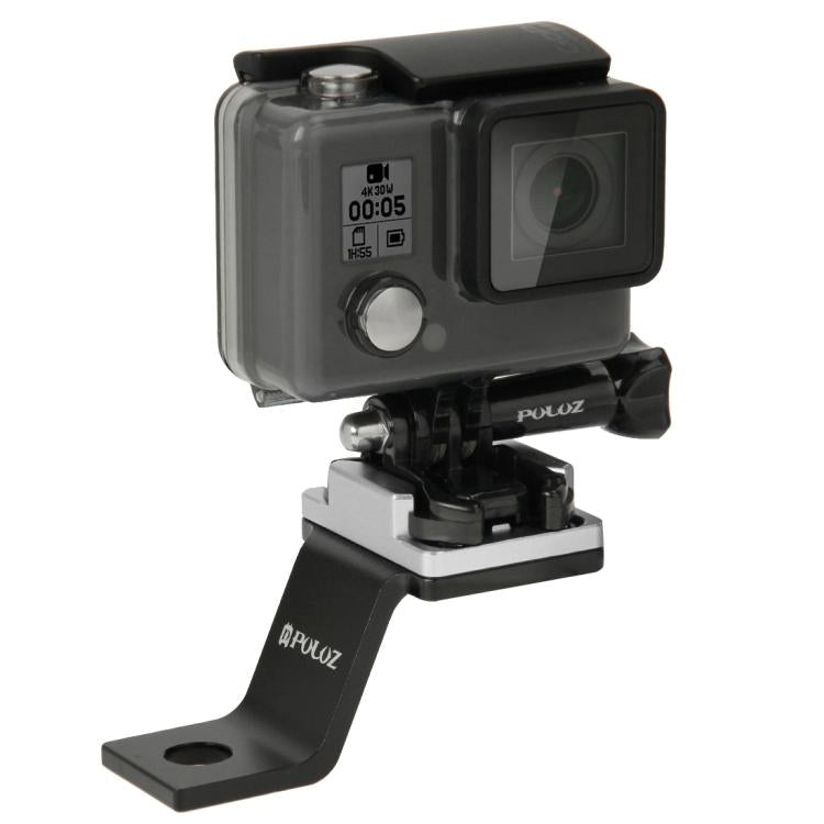 PULUZ Fixed Metal Motorcycle Holder Mount for GoPro, Insta360, DJI and Other Action Cameras(Silver) - HoMEdemic™ 