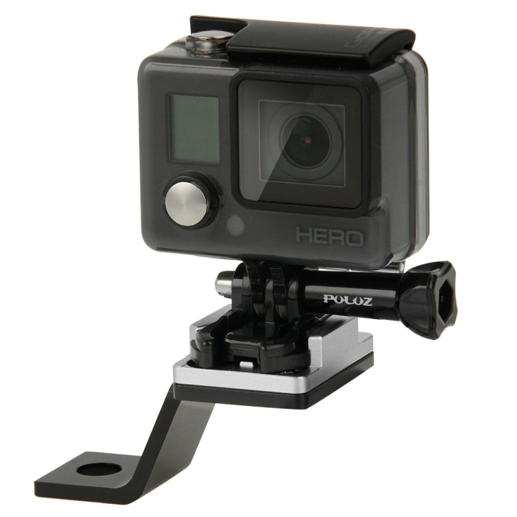 PULUZ Fixed Metal Motorcycle Holder Mount for GoPro, Insta360, DJI and Other Action Cameras(Silver) - HoMEdemic™ 