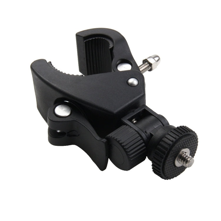PULUZ Motorcycle Bicycle Handlebar Holder with Tripod Mount & Screw for GoPro, Insta360, DJI and Other Action Cameras(Black) - HoMEdemic™ 