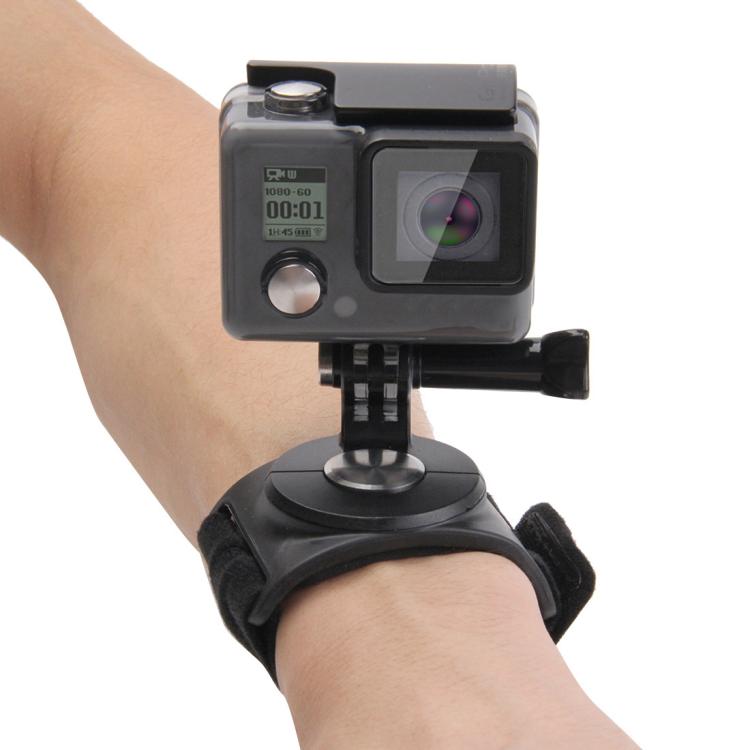 PULUZ 3 in 1 Hand Wrist Arm Leg Straps 360-degree Rotation Mount for GoPro, Insta360, DJI and Other Action Cameras(Black) - HoMEdemic™ 