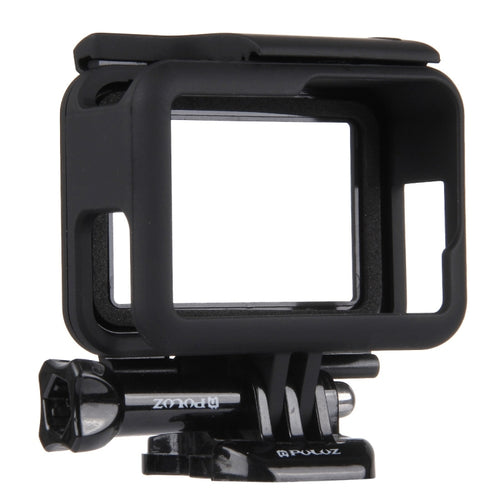 PULUZ ABS Plastic Housing Shell Frame Mount Protective Case Cage with Pedestal and Long Screw for GoPro HERO(2018) /7 Black /6 /5 - HoMEdemic™ 