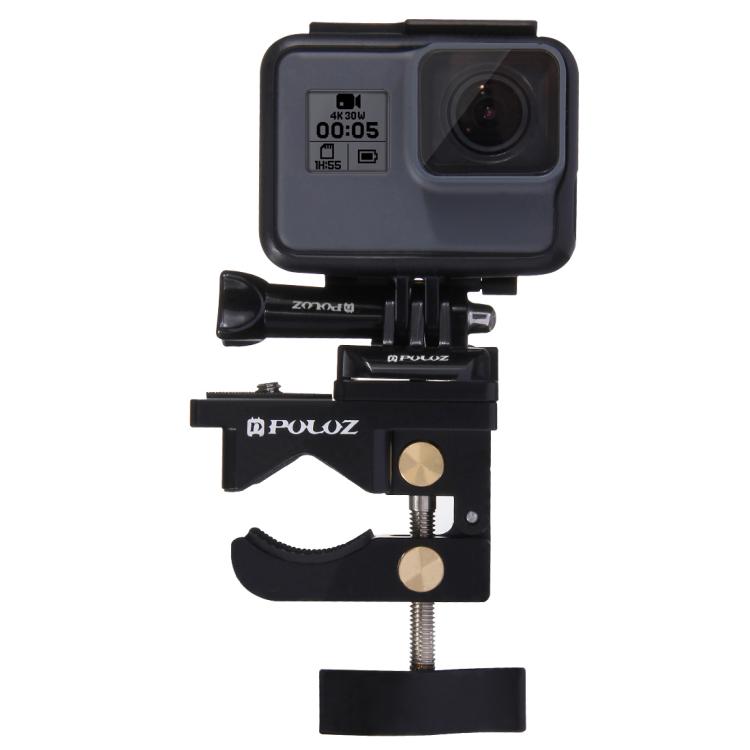 PULUZ Aluminium Alloy Mount Universal Fixing Clamp for GoPro, Insta360, DJI and Other Action Cameras - HoMEdemic™ 