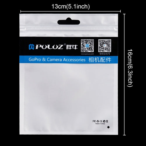 10 PCS PULUZ 16cm x 13cm Hang Hole Clear Front White Pearl Jewelry Zip Lock Packaging Bag(Size: M) - HoMEdemic™ 