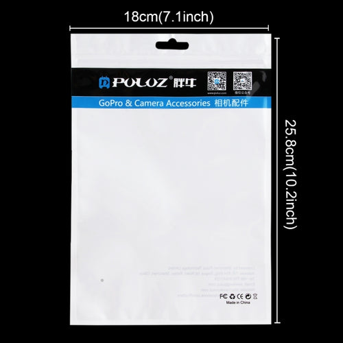 10 PCS PULUZ 25.8cm x 18cm Hang Hole Clear Front White Pearl Jewelry Zip Lock Packaging Bag (Size: L) - HoMEdemic™ 