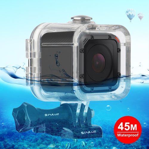 PULUZ 45m Underwater Waterproof Housing Diving Protective Case for GoPro HERO5 Session /HERO4 Session /HERO Session, with Buckle Basic Mount & Screw - HoMEdemic™ 