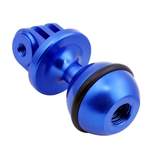 PULUZ  CNC Aluminum Ball Head Adapter Mount for GoPro, Insta360, DJI and Other Action Cameras, Diameter: 2.5cm(Blue) - HoMEdemic™ 