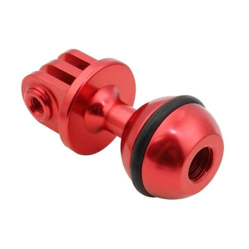 PULUZ  CNC Aluminum Ball Head Adapter Mount for GoPro, Insta360, DJI and Other Action Cameras, Diameter: 2.5cm(Red) - HoMEdemic™ 