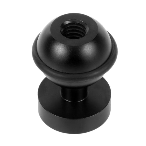 PULUZ CNC Aluminum Ball Head Adapter Mount for GoPro, Insta360, DJI and Other Action Cameras, Diameter: 2.5cm(Black) - HoMEdemic™ 